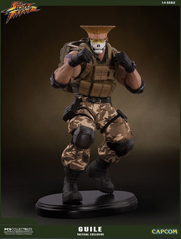 Guile (PCS Exclusive, Tactical), Street Fighter V, Premium Collectibles Studio, Pre-Painted, 1/4